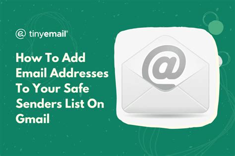 add email address to gmail safe sender list